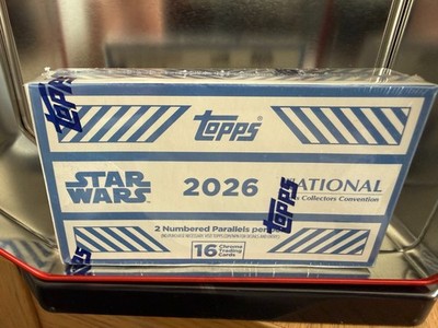 2026 Topps Chrome Star Wars Exclusive National Collectors Convention Box