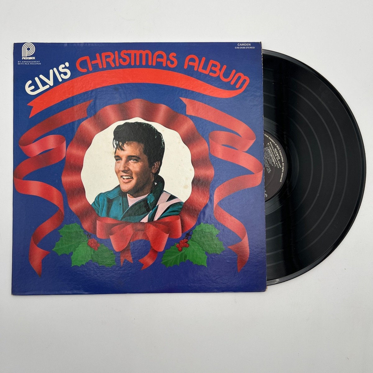 Elvis' Christmas Album LP Pickwick Camden CAS-2428 Mono VG Elvis