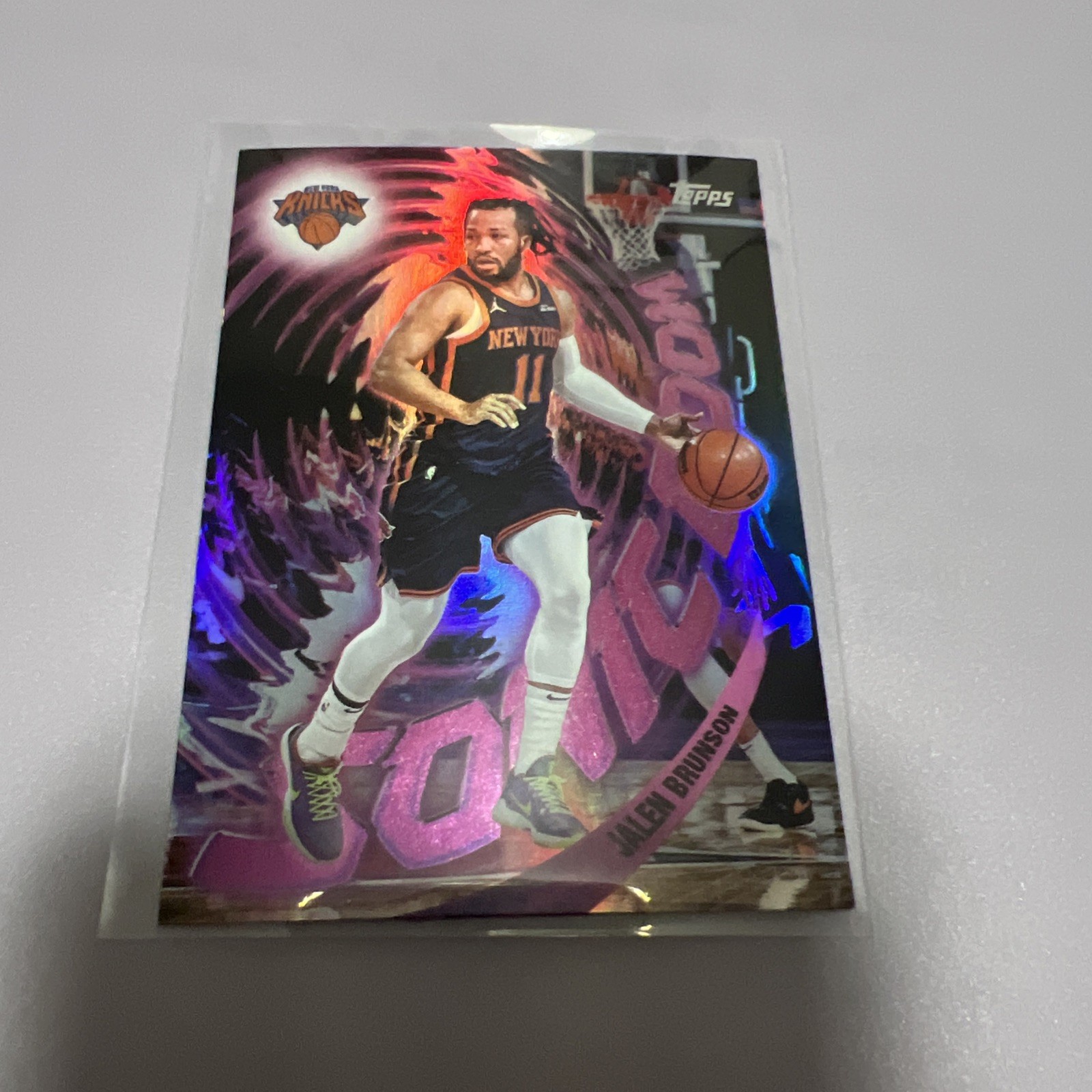 Jalen Brunson 2025 Topps #SB-14 Sonic Boom /(SSP) Price Guide