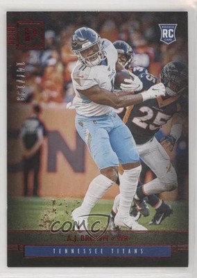 2019 Panini Chronicles Panini Red 147/199 AJ Brown #P40 Rookie RC 9o3