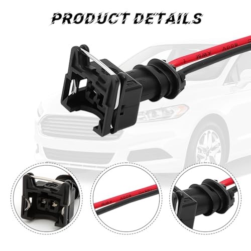Car Fuel Injector Connector, 8PCS Waterproof Vehicle Fuel Injector with  - Picture 4 of 7