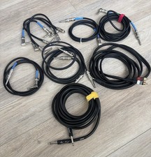 Lot Of 10 Audio/Patch Cables-Tested-All New Condition