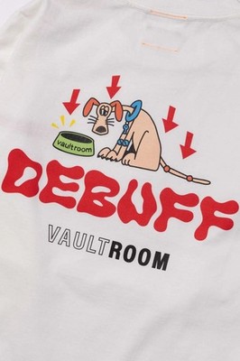 vaultroom DEBUFF Big L/S T-Shirt Embroidered Print Heavy Cotton L New