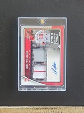 2022 Panini Tools of the Trade 2 Swatch Signatures Luke Williams /99 AU, MEM, RC