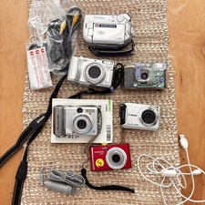 Lot Of 6 Vintage Cameras Bundle Deal PARTS ONLY   READ