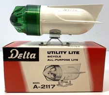 NOS vintage Delta UTILITY LITE bicycle LIGHT A-2117 GREEN