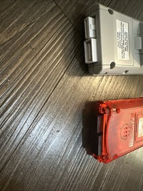 sega dreamcast Lot Red vmu memory card, Controller & Rumble Pack Untested