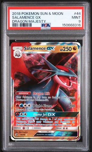 Salamence-GX graded PSA 9 for sale on eBay