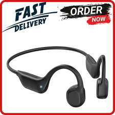 Bone Conduction Headphones, Wireless Bluetooth 5.3 Open-Ear Headphones with Mic,