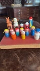 Vintage Fisher Price Little People Figures Animals Dog Clown Body Toys Plastic