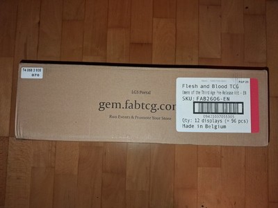 Flesh And Blood Omens Of The Third Age Prerelease Sealed Case 12 Displays FaB
