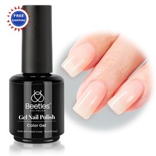 Beetles Nude Gel Polish 15ml Jelly Neutral Nail Set Translucent Effect Concealer