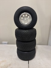 Hpi Racing Savage Xl Large Terra Pin Tires Wheels 17mm Nitro Rc Truck Rims Used