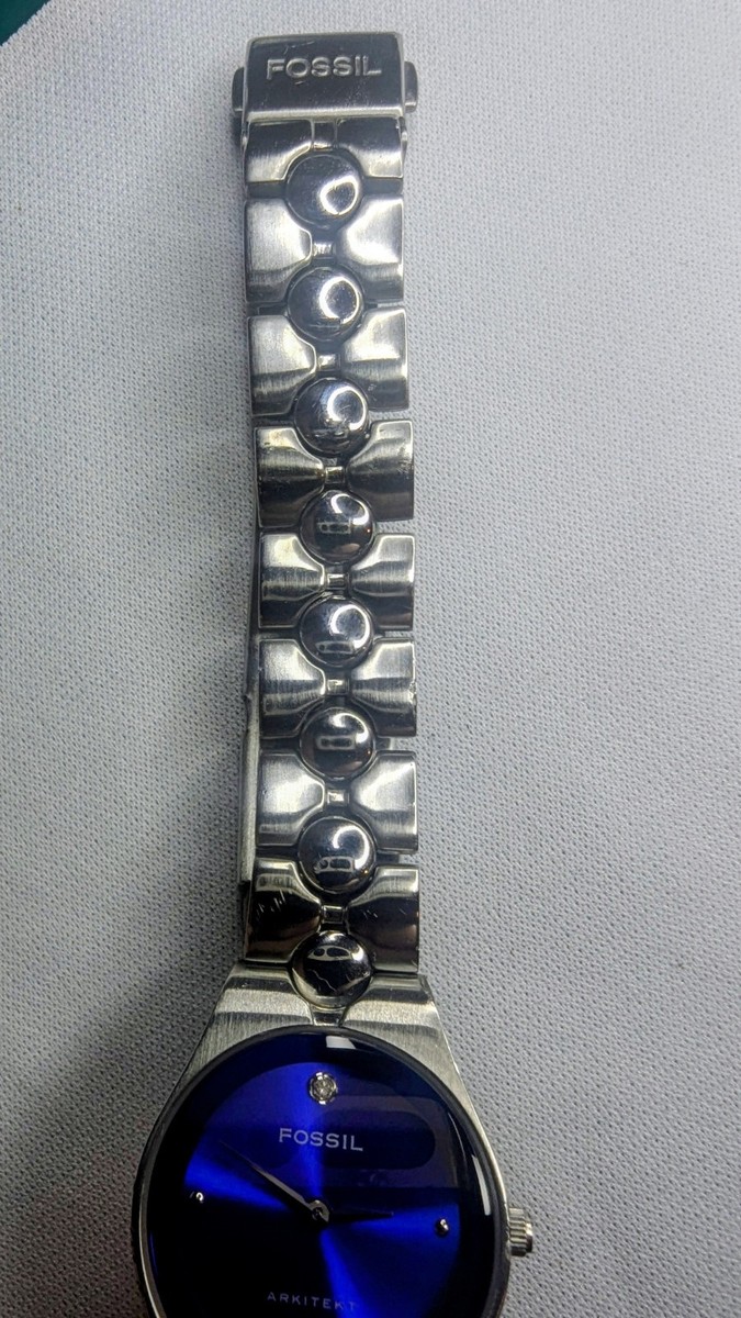 Beautiful Deep Blue Dial Fossil Arkitekt Women display picture 1