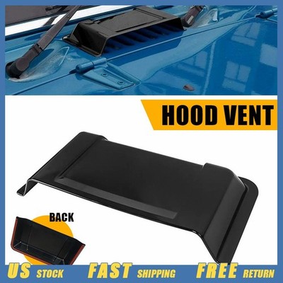 Hood Vent Cover Air Vent Scoop Accessories for Jeep Wrangler JK JKU 2007-2017*