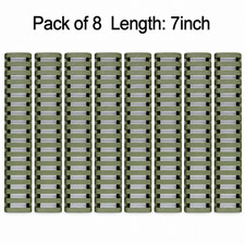 8PCS 7in Black Heat Resistant Ladder Rail Covers for Picatinny Weaver - OD GREEN