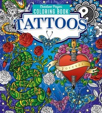 TATTOOS CREATIVE PAGES COLORING BOOK - paperback Page Publications