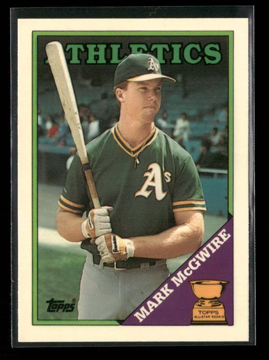 1988 Topps #580 Mark McGwire Collector's Edition (Tiffany)