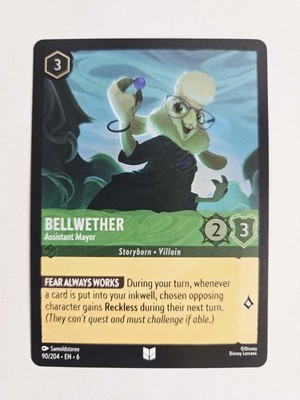 Bellwether Assistant Mayor COLD FOIL 90/204 - Azurite Sea Lorcana