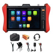 4K 12MP IP Camera Tester, WANLUTECH IPC Tester 90W PoE Power Output 8'' Touch...