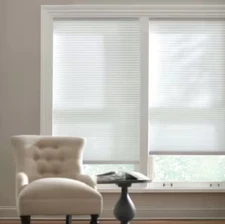 Snow Drift Cordless Light Filtering Cellular Shades for Windows -23 in W x 48 in