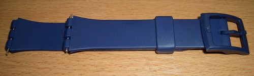 Watchband for Swatch Gent, blue or black - Bild 2 von 9