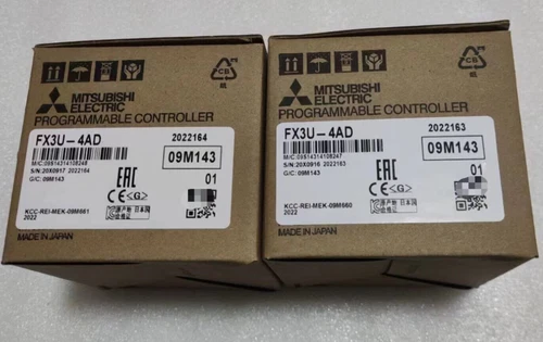 1pcs Mitsubishi PLC Module FX3U-4AD
