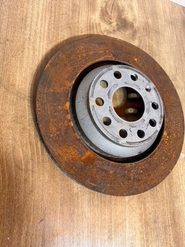 5Q0-615-601 E ATE Coated Brake Disc Rear Driver or Passenger Side for VW Audi - Picture 4 of 7