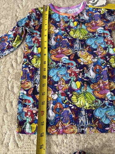 Sugar Swan Bamboo Disney Princesses Long Sleeve & Pants Girls 5 / 6 New - Picture 12 of 14