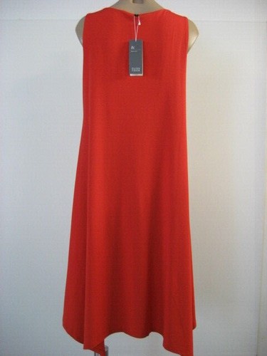 Vestido Eileen Fisher Elastizado Viscosa con Capucha Cuello X Pequeño XS Nuevo con Etiquetas $198 - Imagen 3 de 5