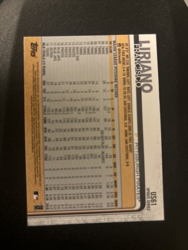 Francisco Liriano 2019 Topps Update Series #US61 Pittsburgh Pirates - Picture 2 of 2