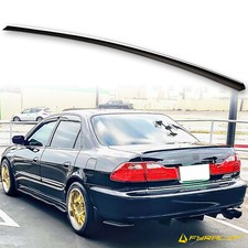Painted Blackcustom Colorboot Lip Spoiler For Honda Accord Coupe 1998 2000