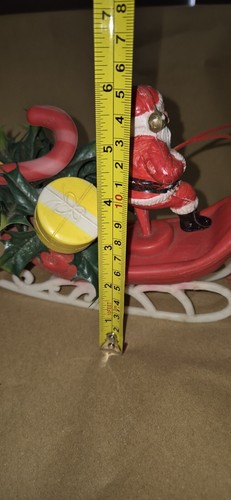 Vintage Santa & Sleigh Made In Hong Kong - Picture 9 of 9