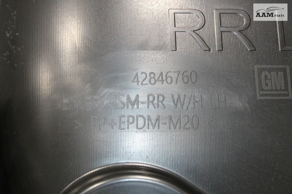 2024 CHEVY TRAX REAR LEFT SIDE QUARTER WHEELHOUSE LINER SPLASH GUARD SHIELD OEM - Image 4 of 4