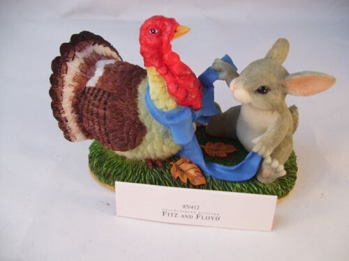 Fitz and Floyd Charming Tails Turkey with Dressing FF 85/412 Thanksgiving Griff