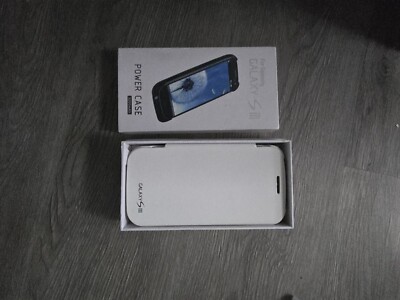 SAMSUNG GALAXY S III [S3] RECHARGEABLE BATTERY CHARGER CASE POWER BANK, WHITE
