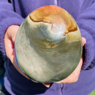 805g Natural Ocean Stone Free Form Mineral Crystal Healing