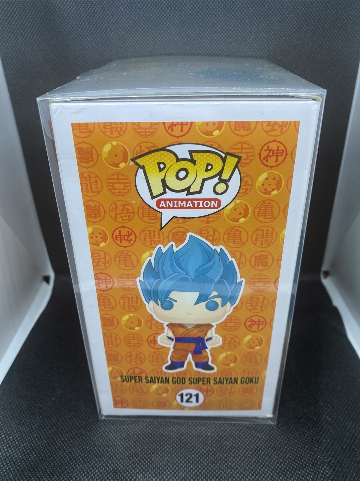 Funko Pop! Dragon Ball Z Super Saiyan God Super Saiyan Goku Blue #121 OOB