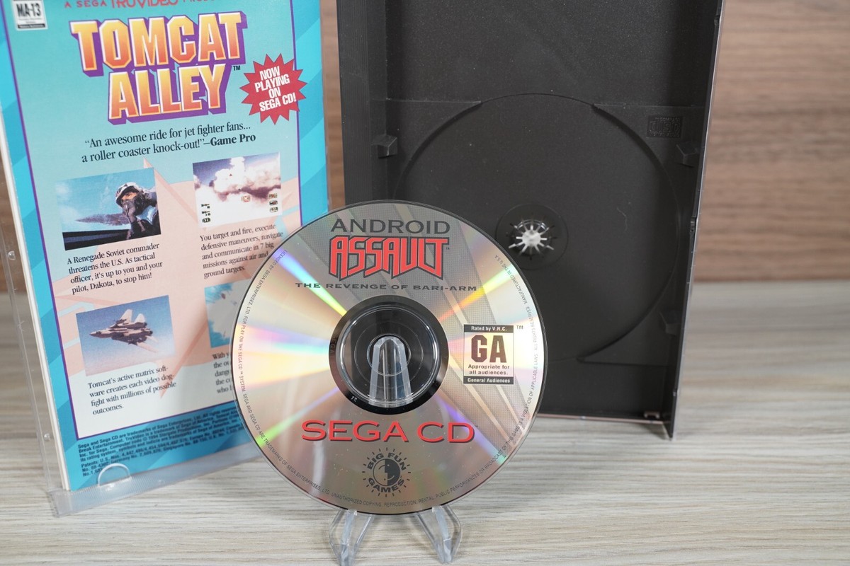 Android Assault: The Revenge of Bari-Arm (Sega CD, 1994) for