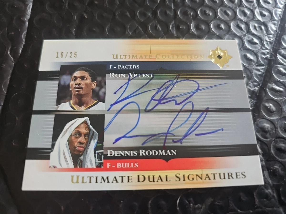 Upper Deck Dennis Rodman Basketball Autographed Sports Trading