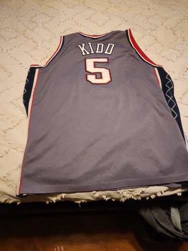 Champion Authentic Jersey Nets Jason Kidd #5 Size 44 NBA Jersey - Picture 6 of 7