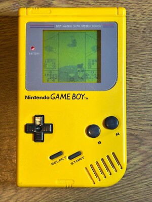 任天堂 - 初代　Nintendo ゲームボーイ　イエロー　DMG−01 Nintendo Game Boy Original Console Yellow DMG-01 Japan