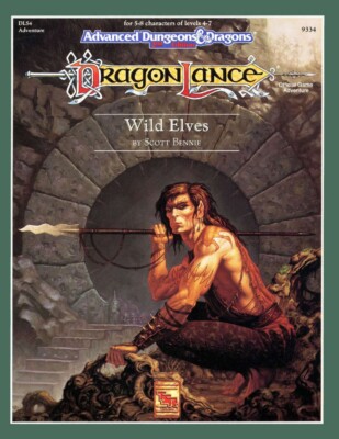 AD&D2 Dragonlance DLS4 - Wild Elves - Livret Jeu De Rôle TSR - Complet