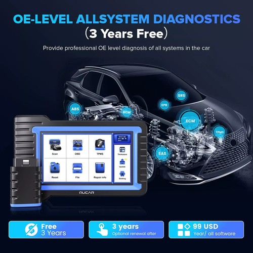 Chrysler Jeep Professional OBD2 lettore codice auto strumento ripristino attrezzatura garage VO7 - Foto 3 di 9