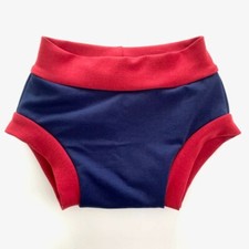 Toddler Training Pants, Bamboo Lining, Organic Cotton Outer, Handmade in Aus, x2