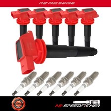 6 Ignition Coils and Spark Plugs Kit Fits Porsche Panamera 2011-2016 3.6L