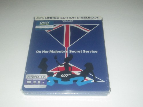 On Her Majestys Secret Service Blu-ray SteelBook Limited Edition OOP RARE - Picture 3 of 10