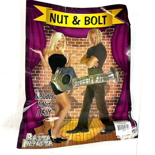 Nut and Bolt Halloween Adult Couples Costume Rasta Imposta Includes 2