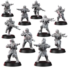 Wargame Exclusive Chaos Renegades of Pain Advancing Regiment 28mm Chaos Cult