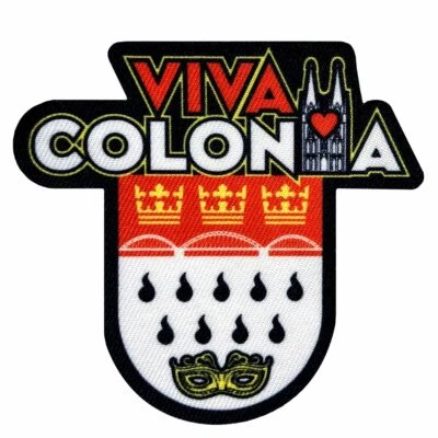 Aufnäher Köln Viva Colonia Aufbügler kölner karneval fc cologne